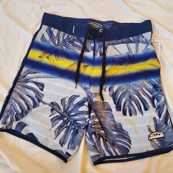NWT Pipeline Mens Swim Trunks 34 - Picture 6 of 6